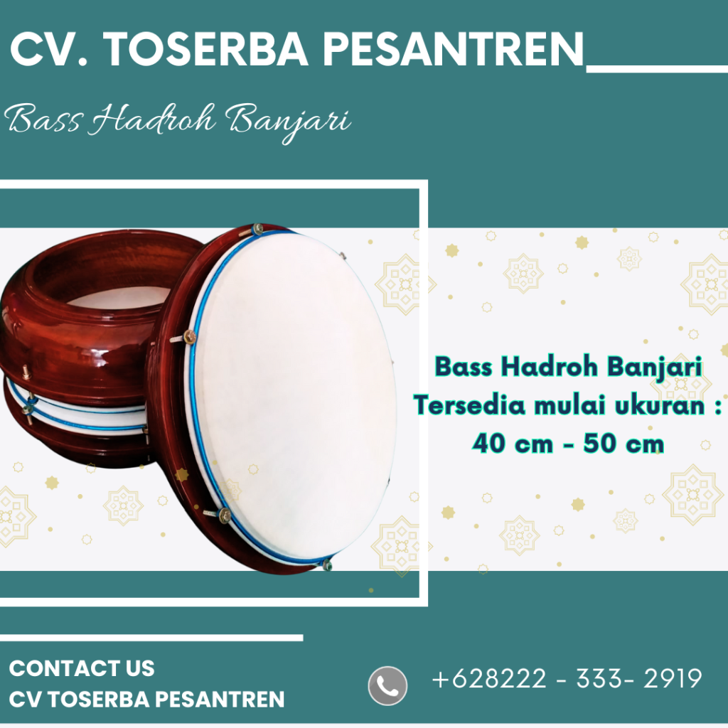 Call 0822-2333-2919(Tsel) Pengerajin Alat Musik Bass Hadroh Banjari Jepara Kota Jeneponto 