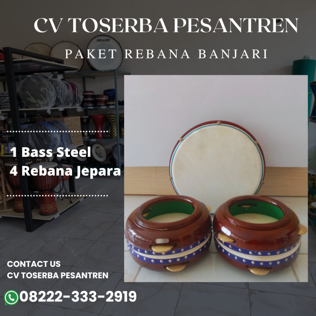 Call 0822-2333-2919(Tsel) Distrik Jual Alat Musik Rebana Banjari Murah dan Berkualitas Kabupaten Kampar